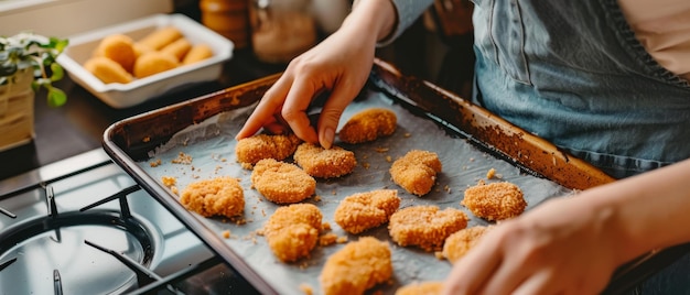 Jak zrobić nuggetsy na patelni bez panierki z frytkownicy?
